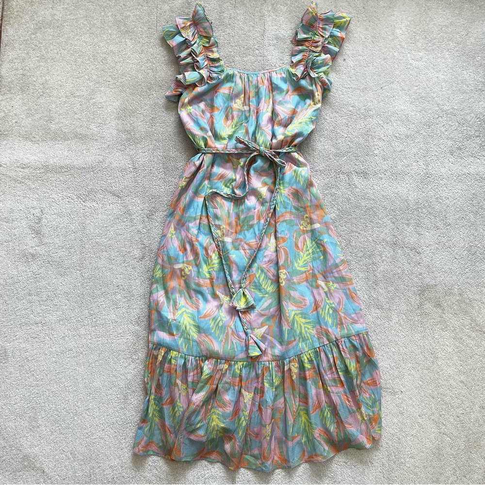 ALDEN ADAIR LILAH DRESS SIZE MEDIUM FEMININE DAINTY ROMANTIC DATE EVENT - Picture 3 of 10